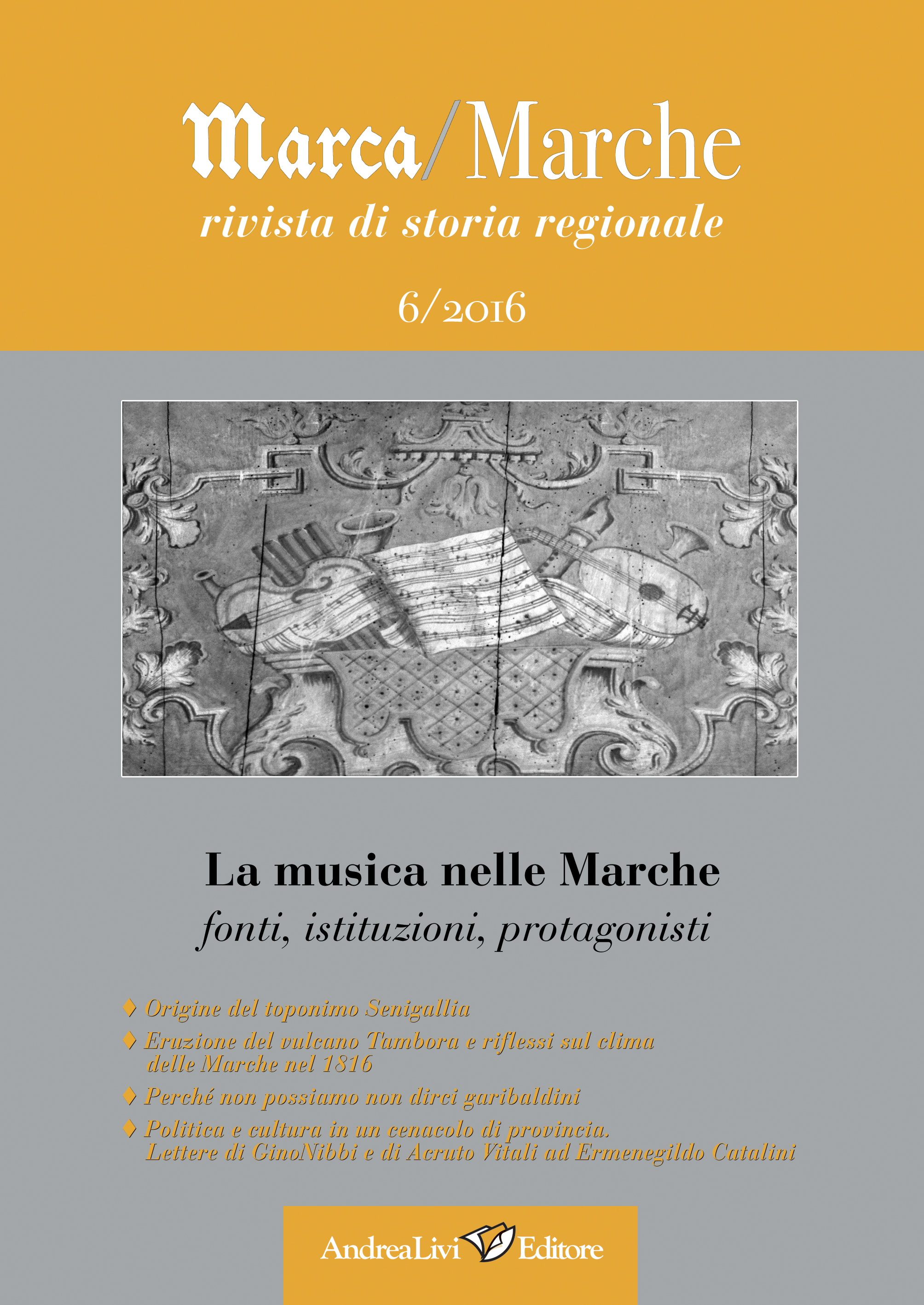 «Marca/Marche», 6 (2016)